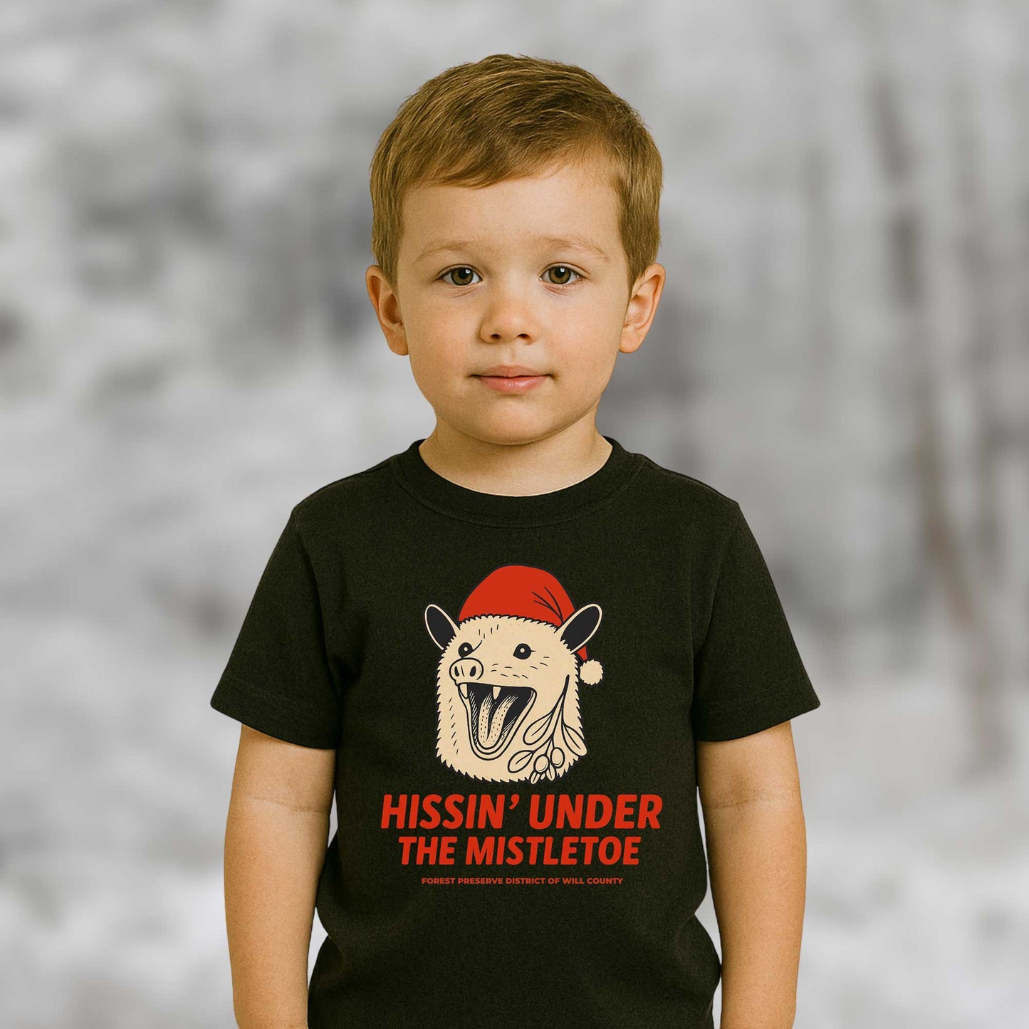 Hissin' under the misletoe T-shirts