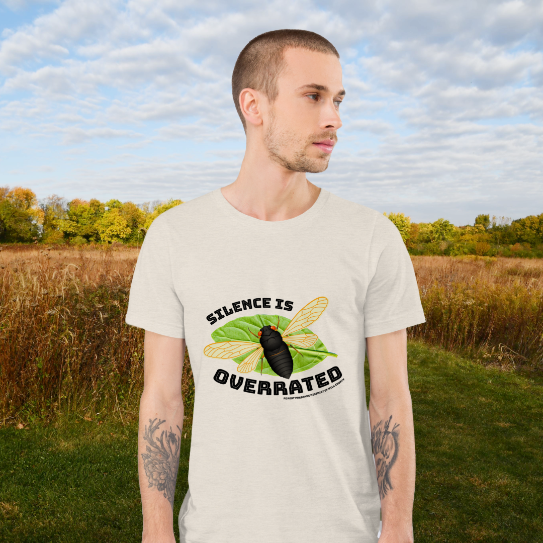 Silence is overrated cicada T-shirt (unisex)