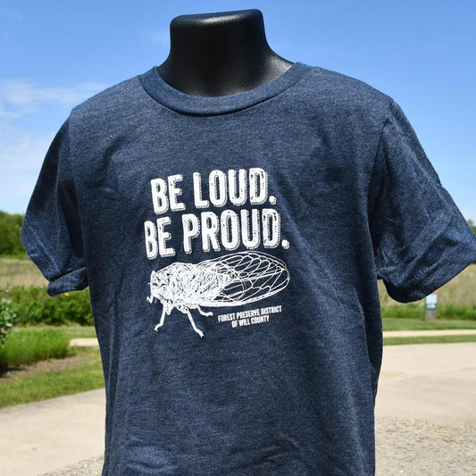 Be loud, be proud cicada T-shirt (youth)