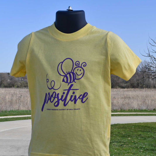 Bee positive T-shirt (toddler and youth)