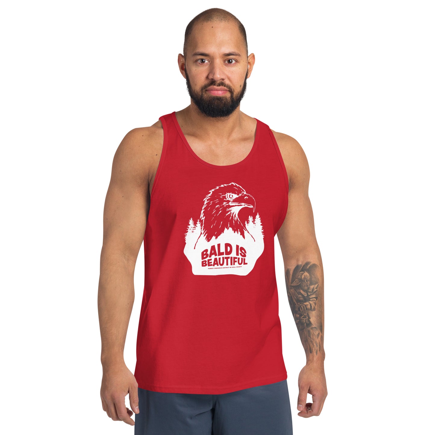 Bald is beautiful tank top