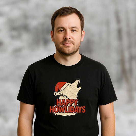 Happy howlidays coyote T-shirts