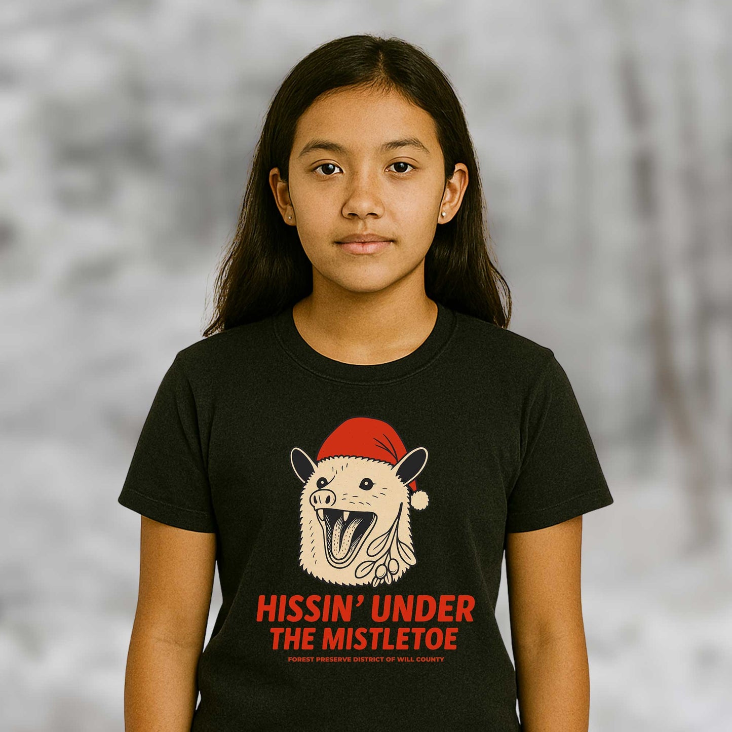 Hissin' under the misletoe T-shirts