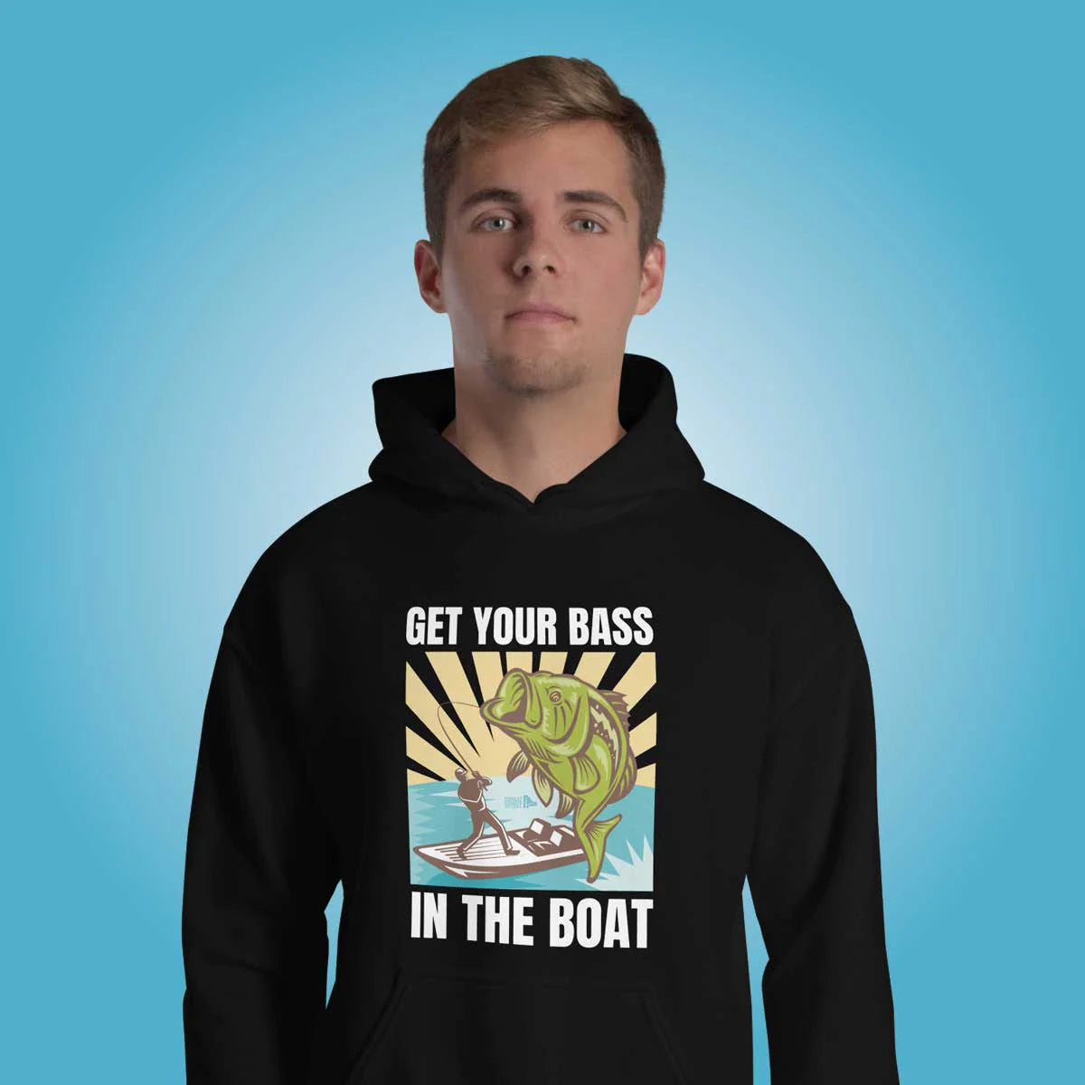 Get your bass in the boat hoodie (unisex)