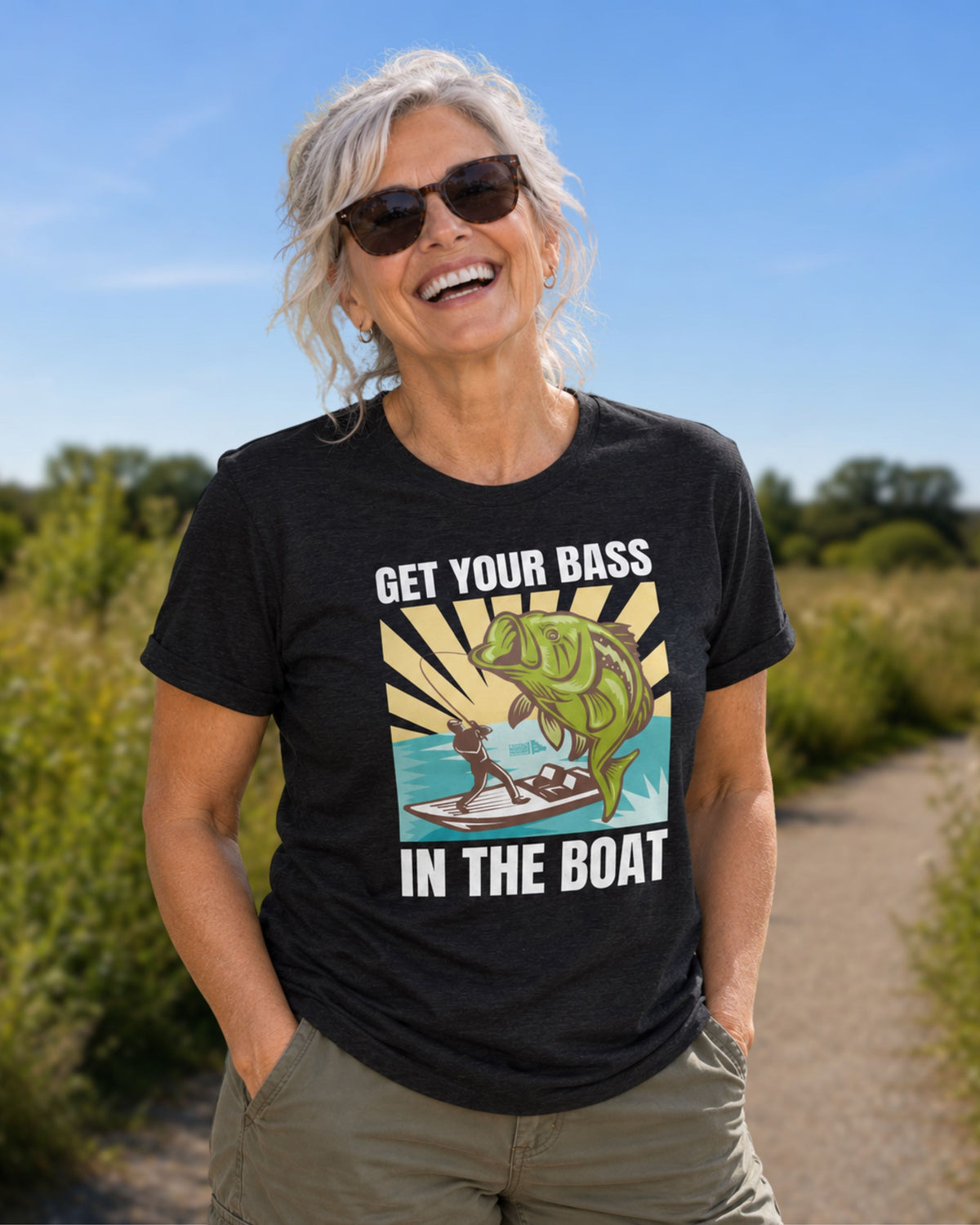 Get your bass in the boat T-shirt (unisex)