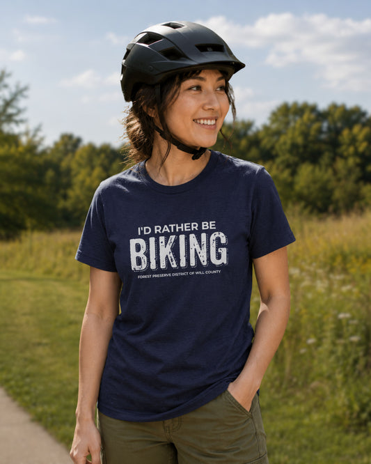 I'd rather be biking T-shirt (unisex)