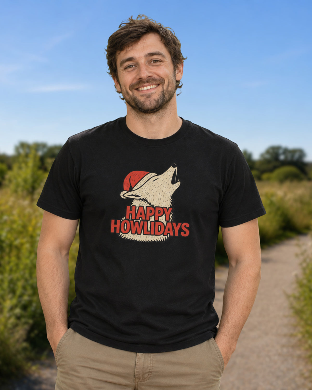 Happy howlidays coyote T-shirts