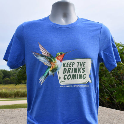 Keep the drinks coming T-shirt (unisex)