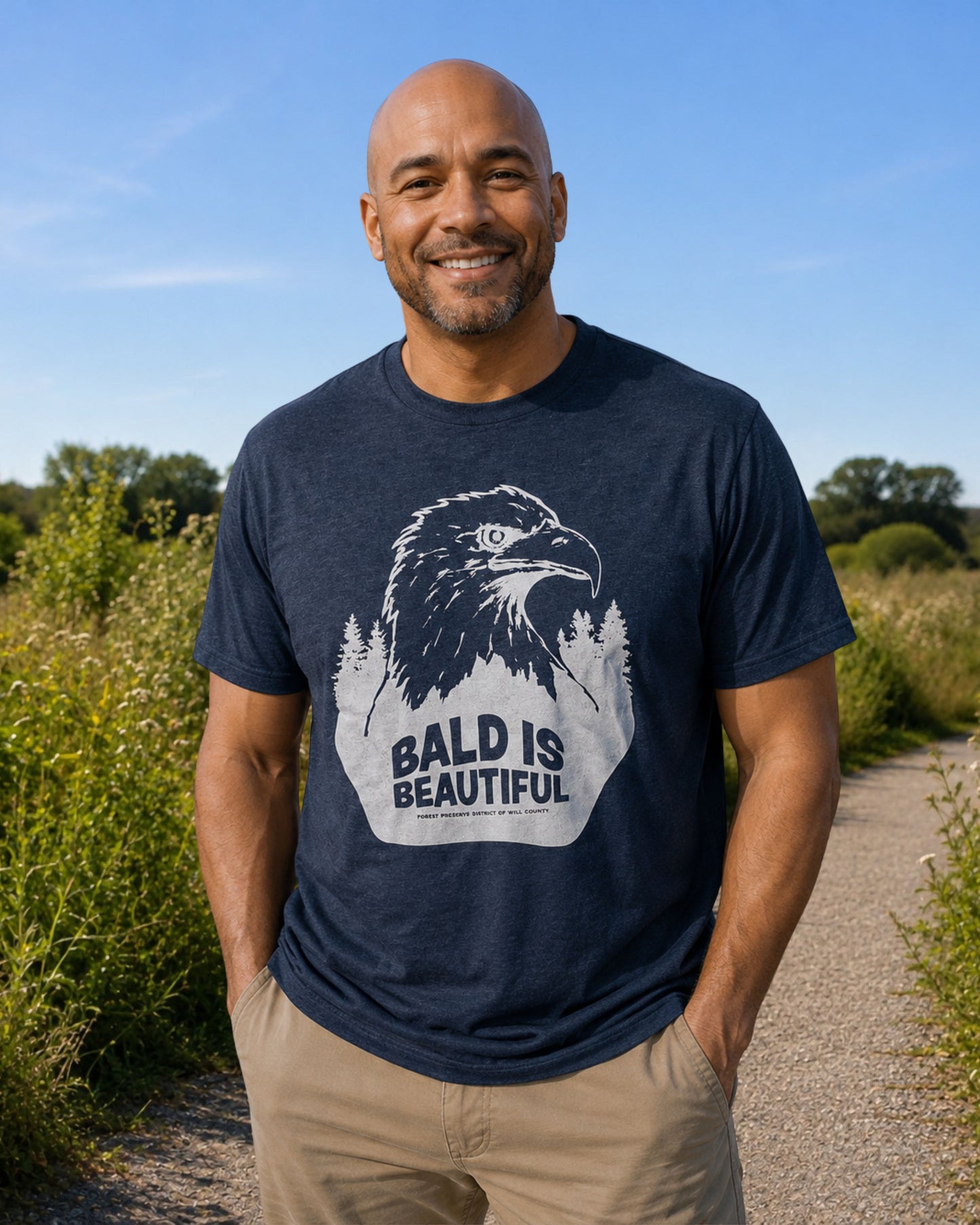Bald is beautiful T-shirt (unisex)