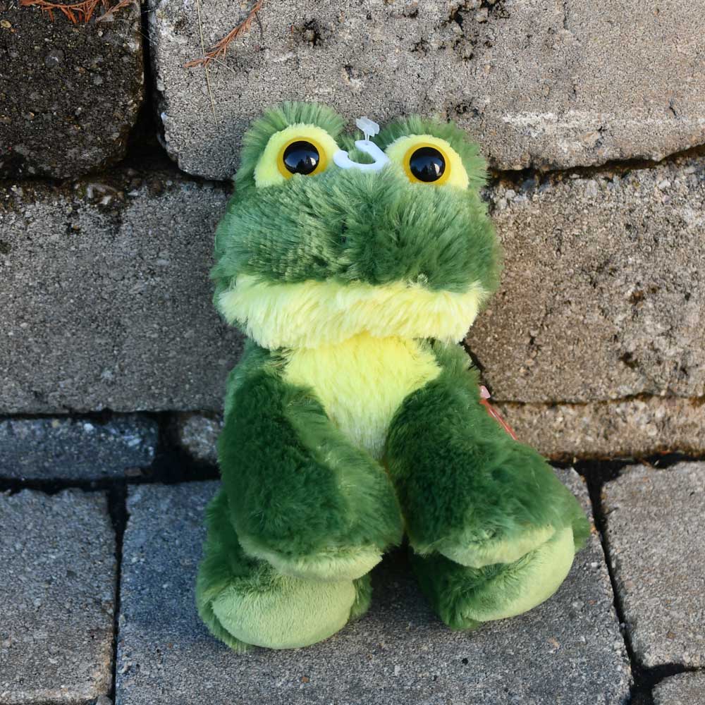 Little Frolick the frog stuffed animal