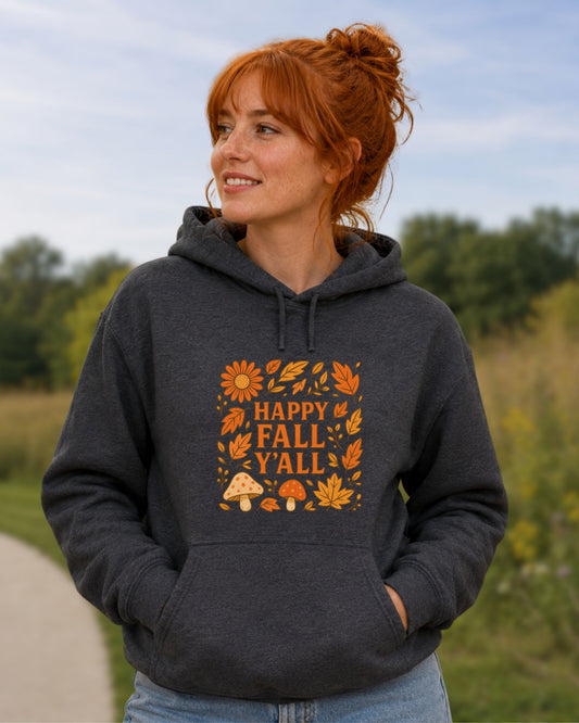 Happy fall ya'll hoodie (unisex)