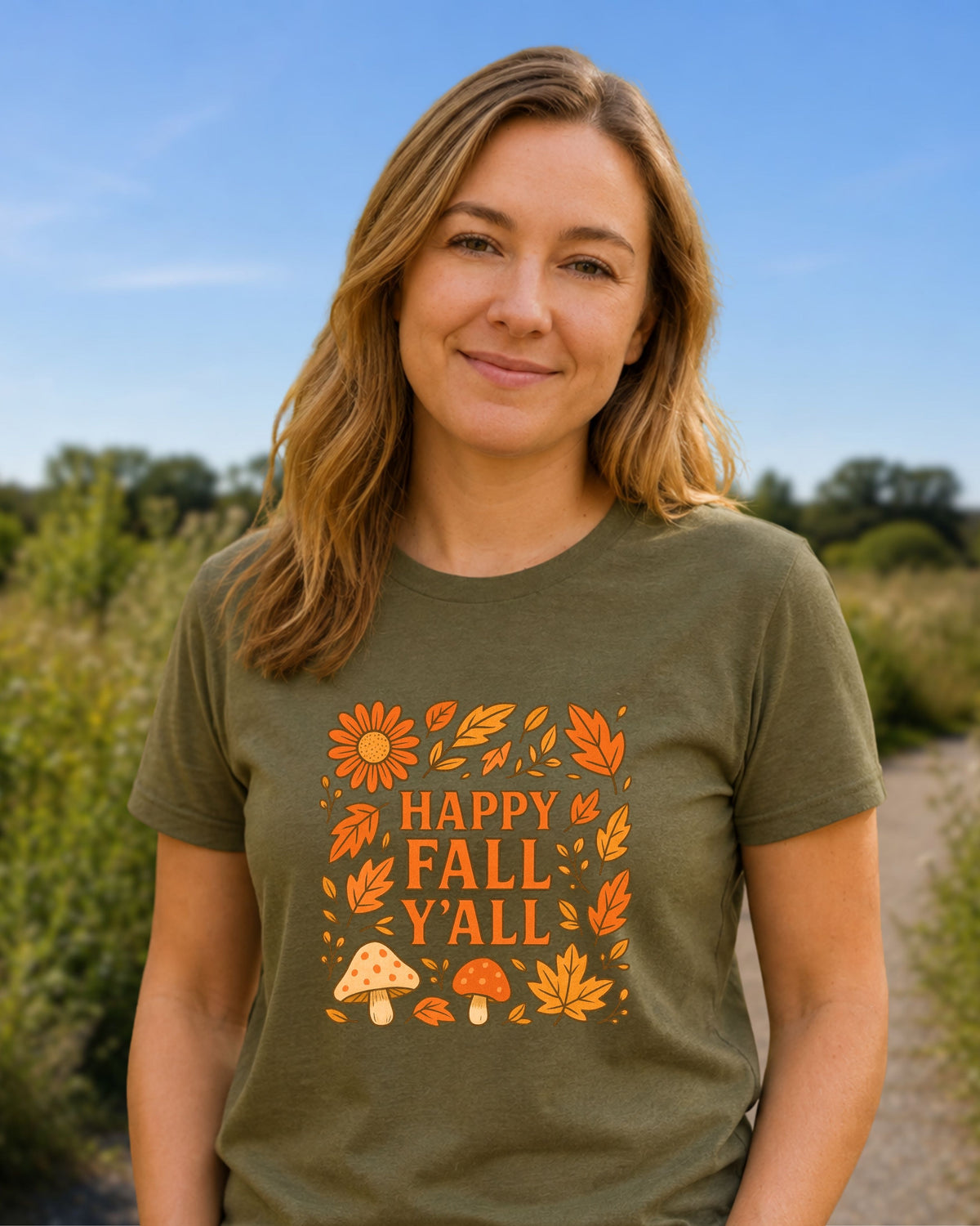 Happy fall ya'll T-shirt (unisex)