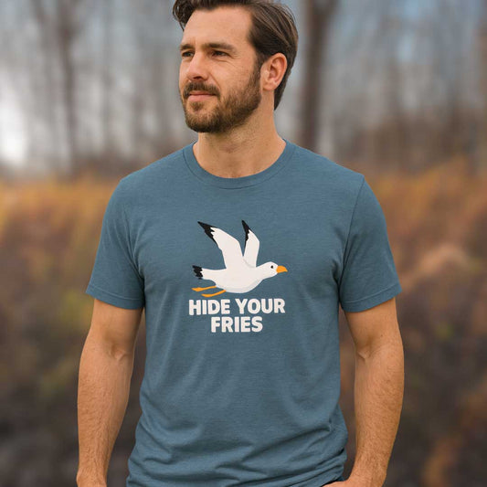 Hide your fries T-shirt (unisex)