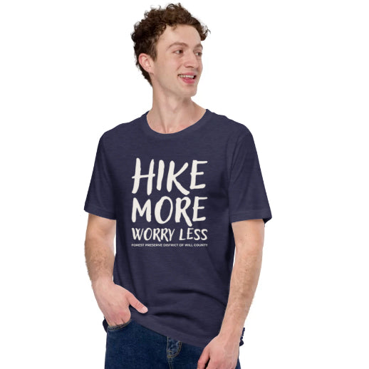 Hike more, worry less T-shirt (unisex)