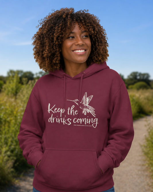 Keep the drinks coming hoodie (unisex)