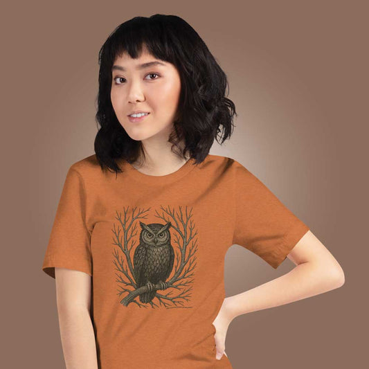 Happy Owl-oween T-shirt (unisex)
