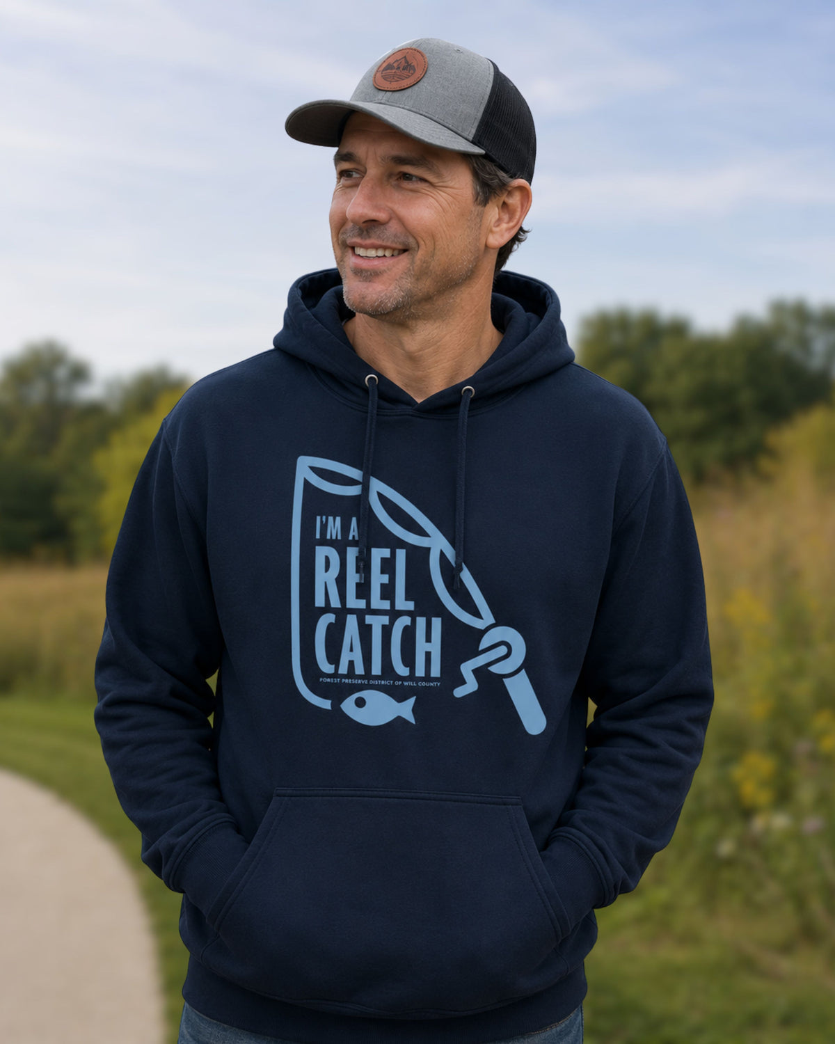 I'm a reel catch hoodie (unisex)