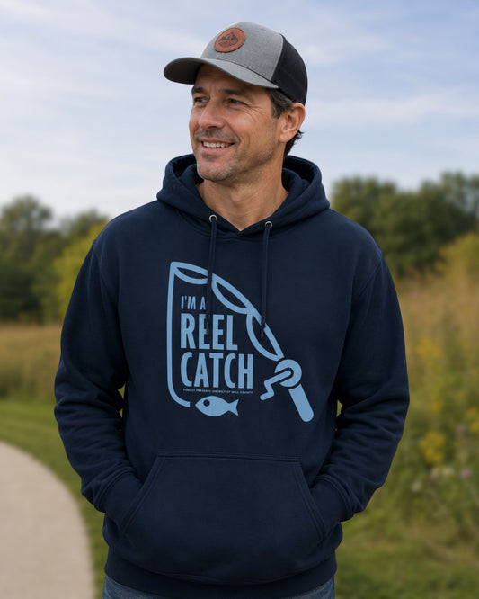 I'm a reel catch hoodie (unisex)