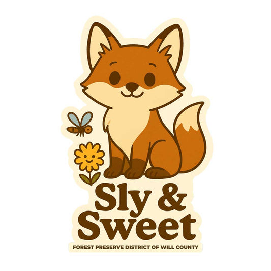 Sly & Sweet die-cut sticker