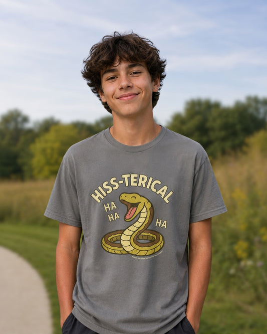 Hiss-terical snake T-shirt (youth)