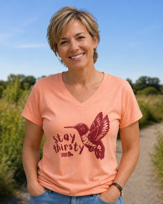 Stay thirsty T-shirt (women's)