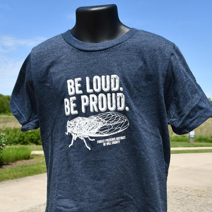 Be loud, be proud cicada T-shirt (youth)