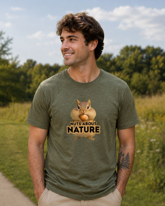 Nuts about nature T-shirt (unisex)
