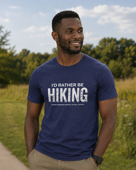 I'd rather be hiking T-shirt (unisex)