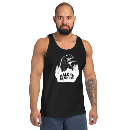 Bald is beautiful tank top