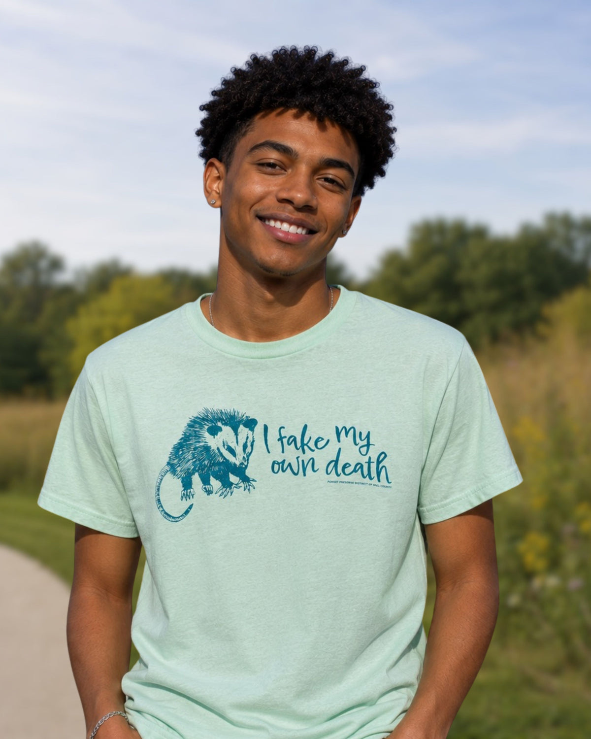 I fake my own death T-shirt (unisex)
