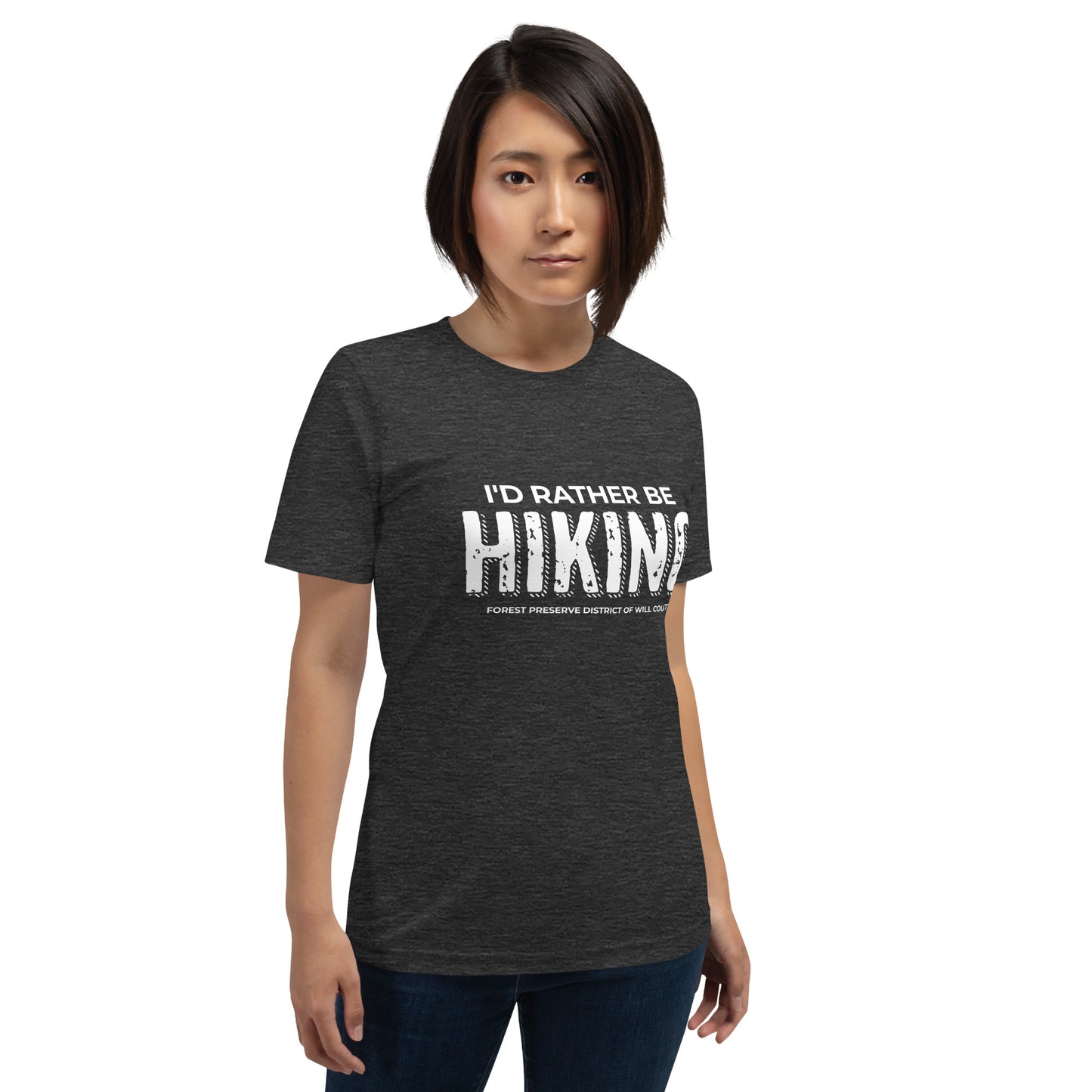 I'd rather be hiking T-shirt (unisex)