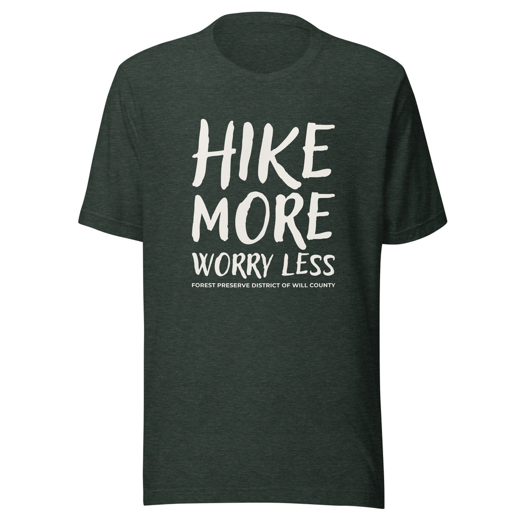 Hike more, worry less T-shirt (unisex)