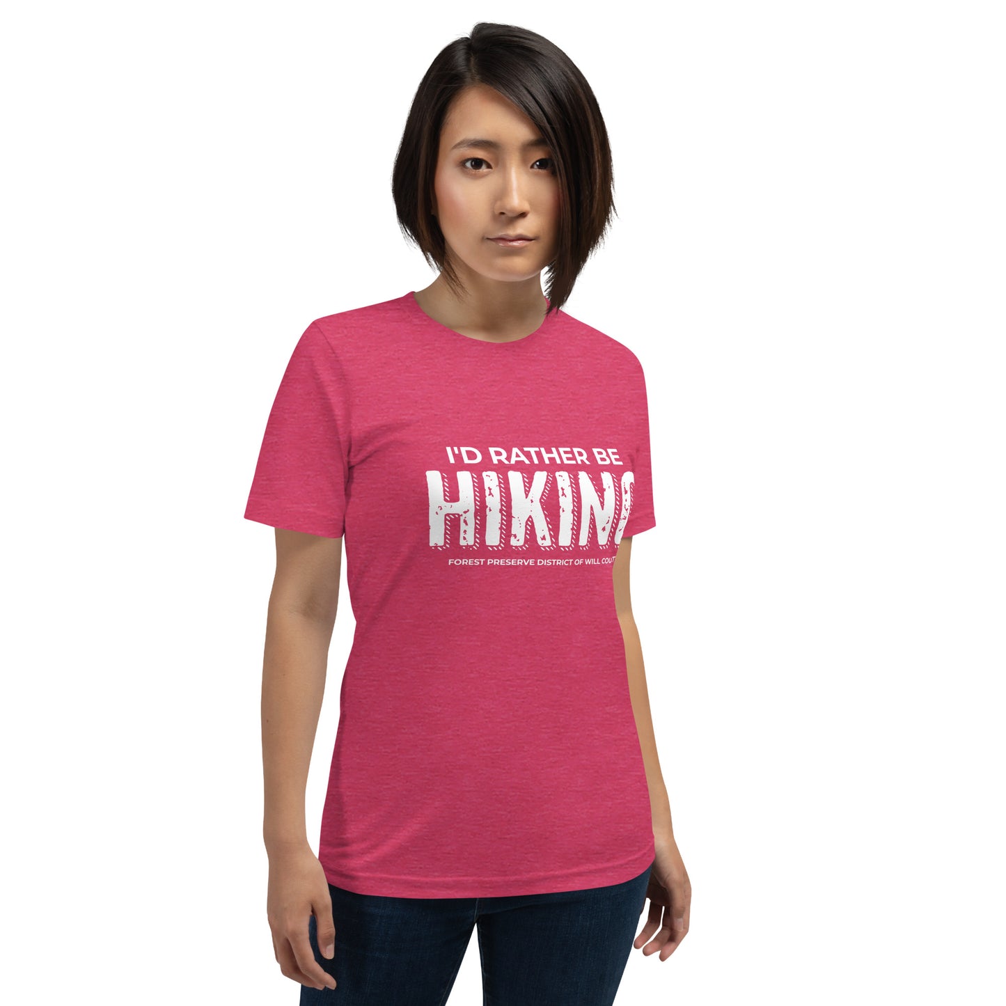 I'd rather be hiking T-shirt (unisex)