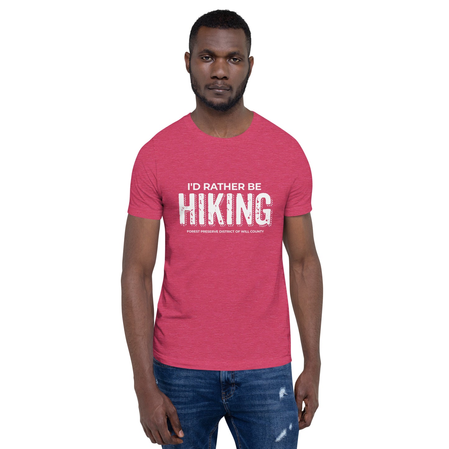 I'd rather be hiking T-shirt (unisex)