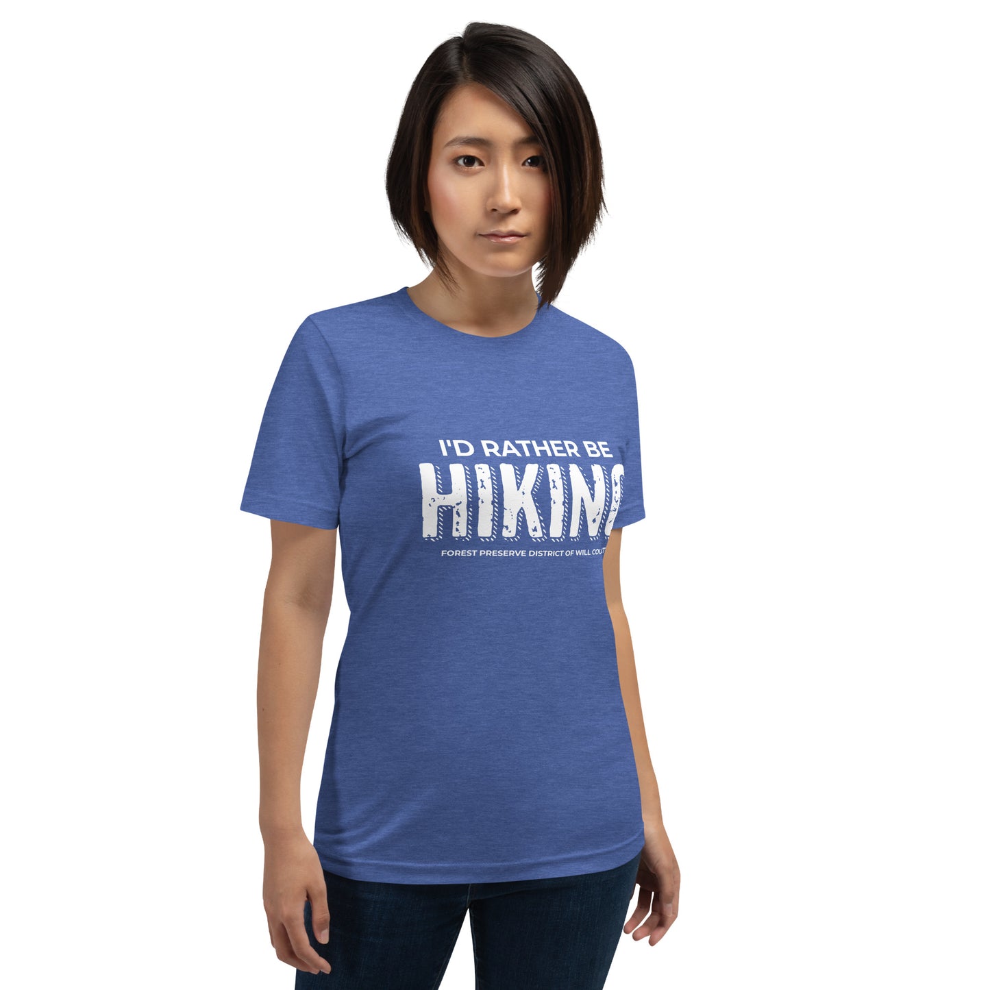 I'd rather be hiking T-shirt (unisex)