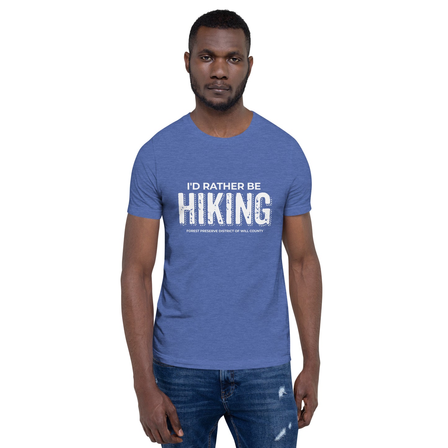 I'd rather be hiking T-shirt (unisex)