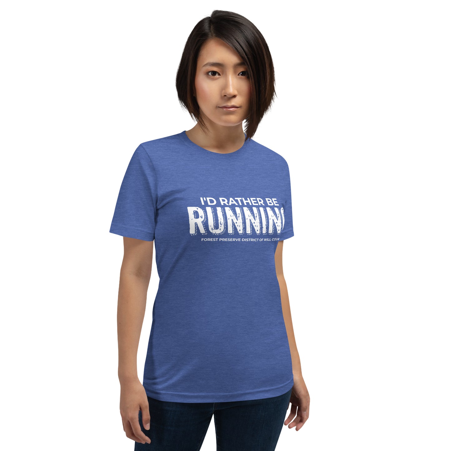 I'd rather be running T-shirt (unisex)