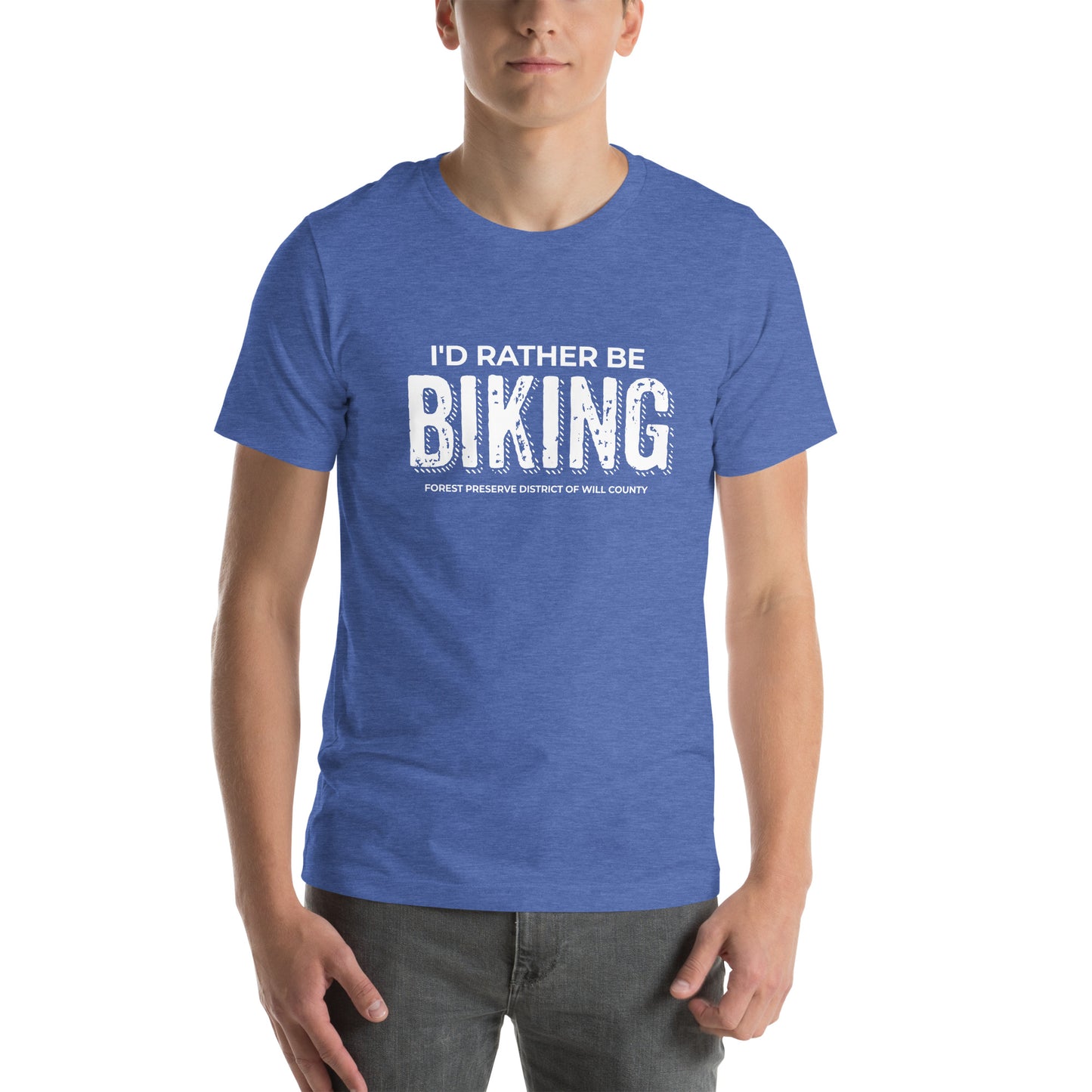 I'd rather be biking T-shirt (unisex)