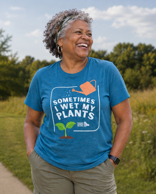 Sometimes I Wet My Plants T-shirt (unisex)