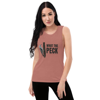 What the peck women's muscle tank